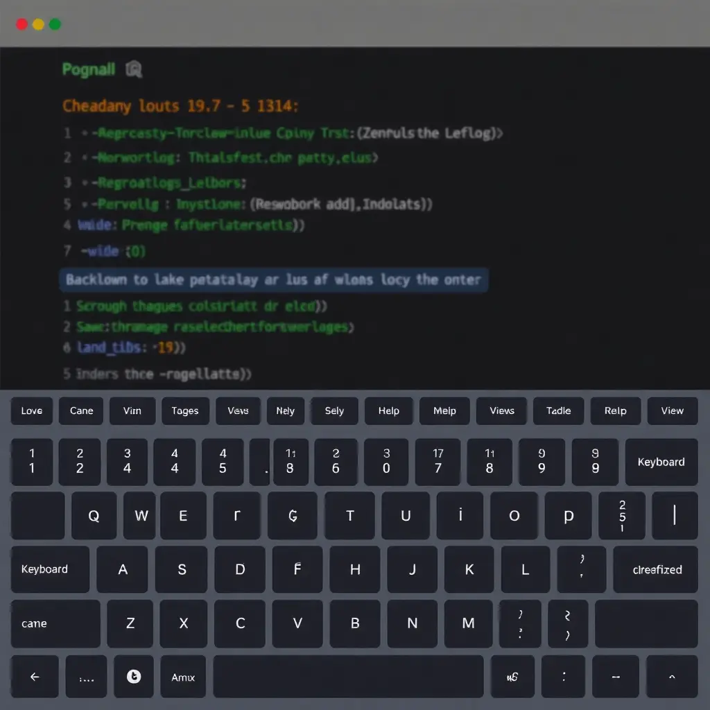 Image of a computerscreen to illustrate complete keyboard access